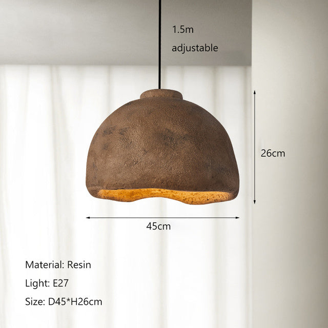 Japanese Style Chandelier Modern Simple Lamp for Bedroom Study