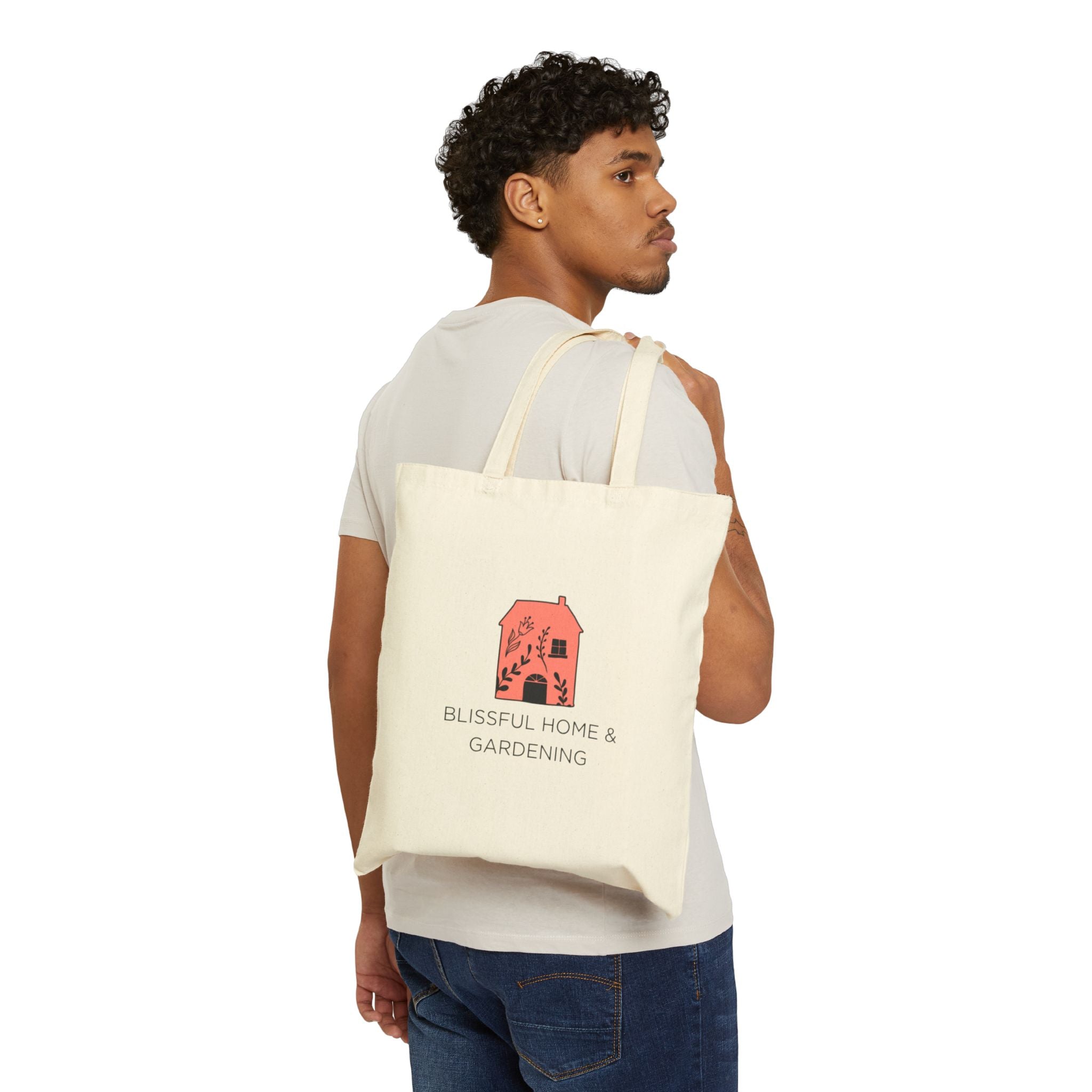 Blissful Home & Gardening Canvas Tote