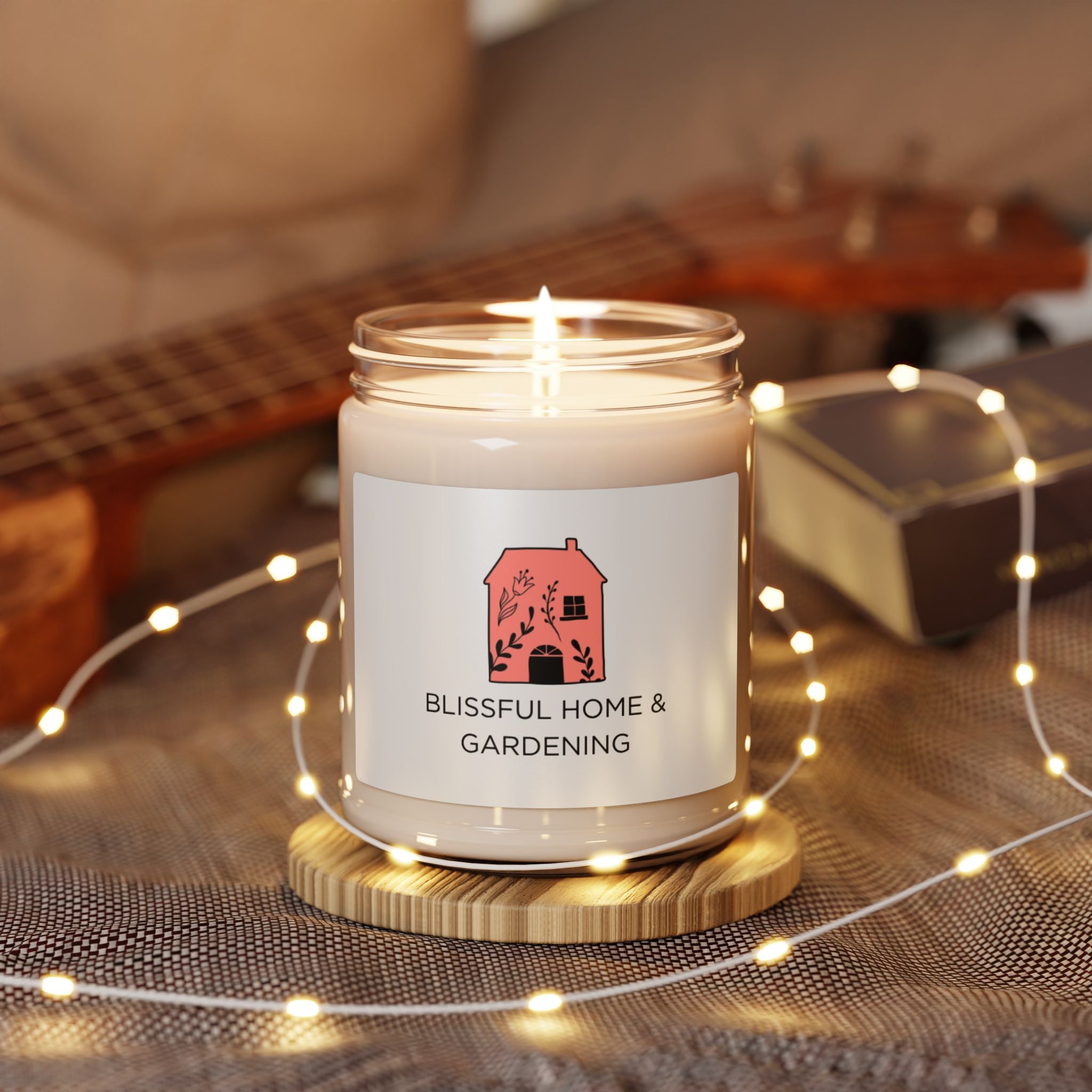 Blissful Home & Gardening Scented Soy Candle — 9oz