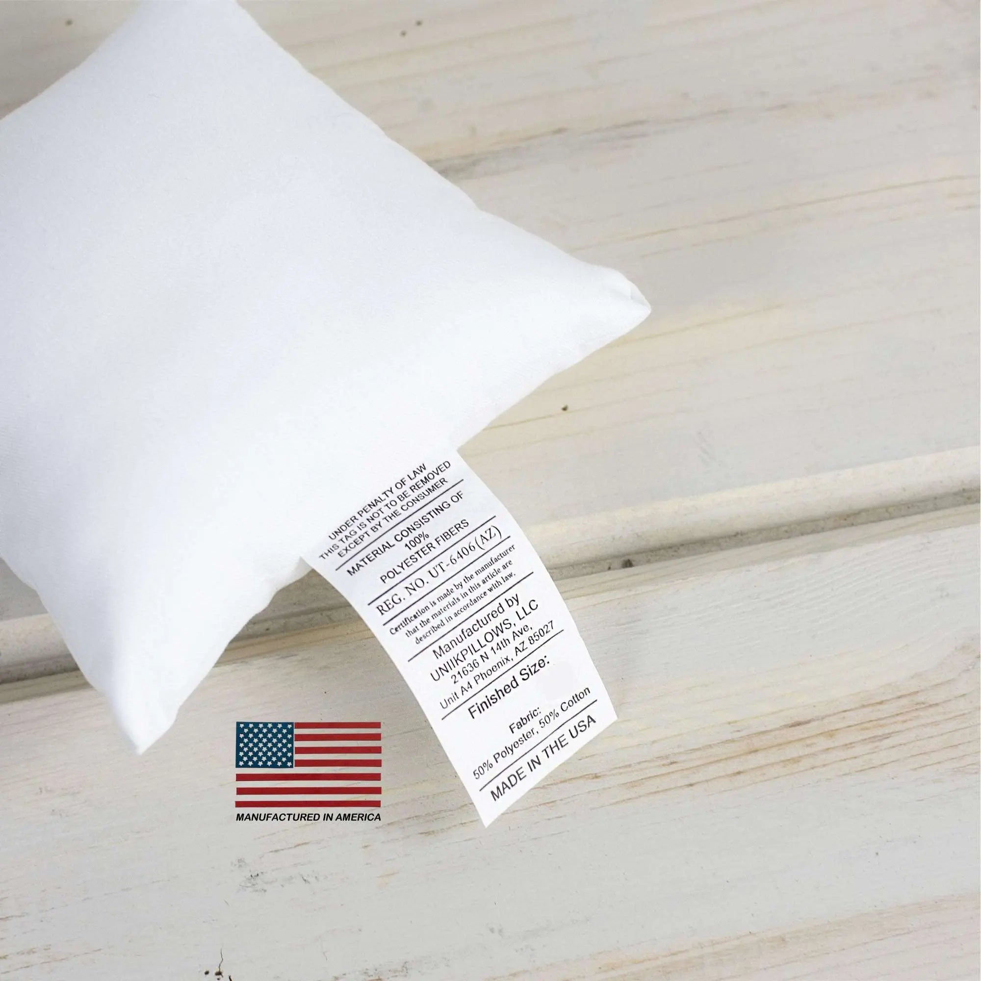 25x25 Polyester Pillow Insert Indoor Outdoor Hypoallergenic Cushion