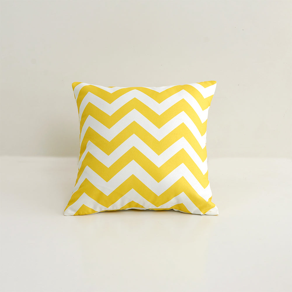 Striped Waterproof Outdoor Throw Pillow with Insert Two Size Options