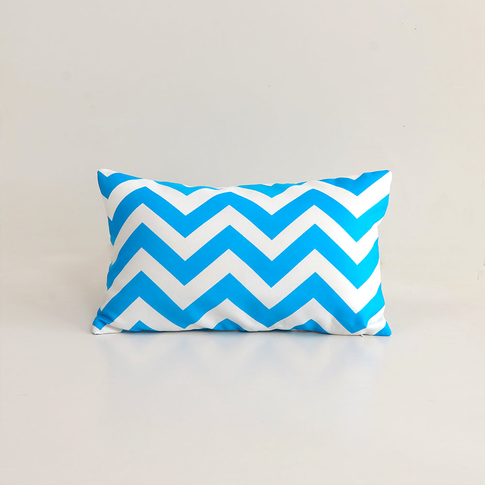 Striped Waterproof Outdoor Throw Pillow with Insert Two Size Options