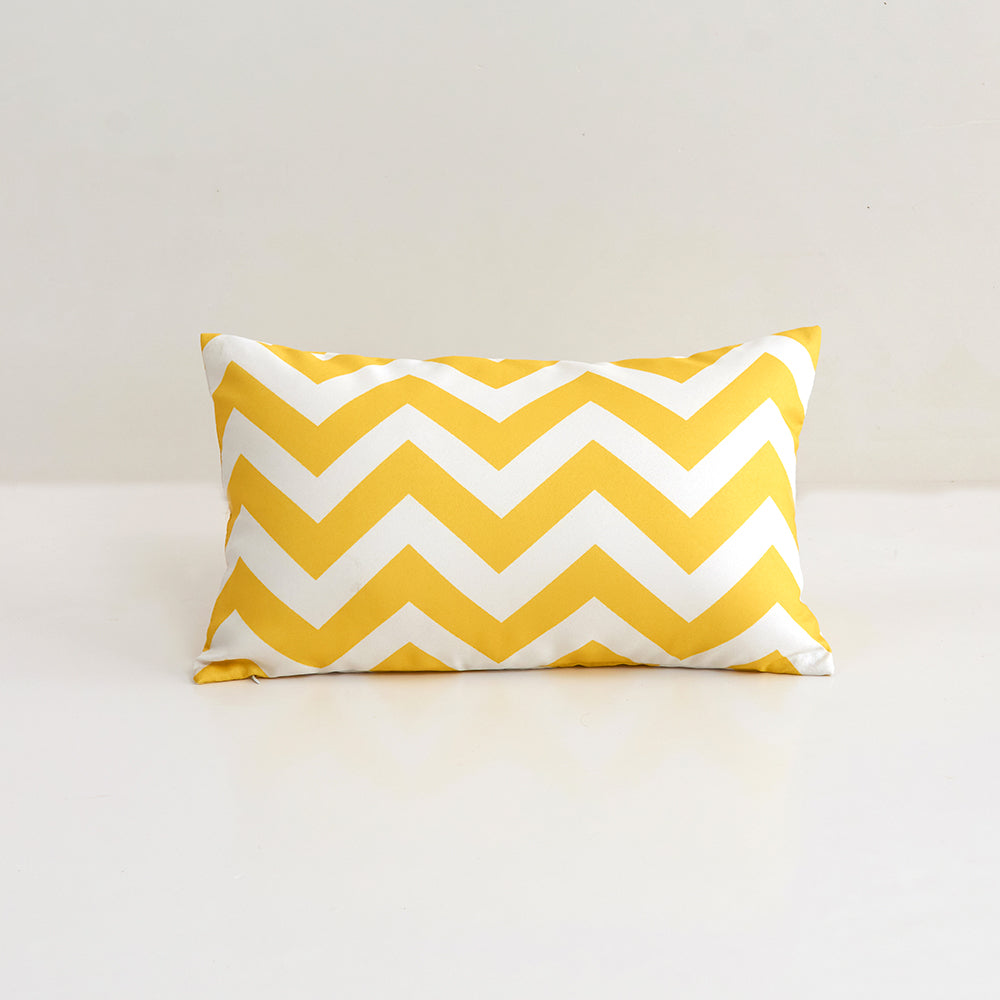 Striped Waterproof Outdoor Throw Pillow with Insert Two Size Options
