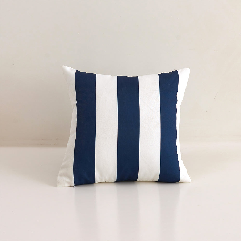 Striped Waterproof Outdoor Throw Pillow with Insert Two Size Options