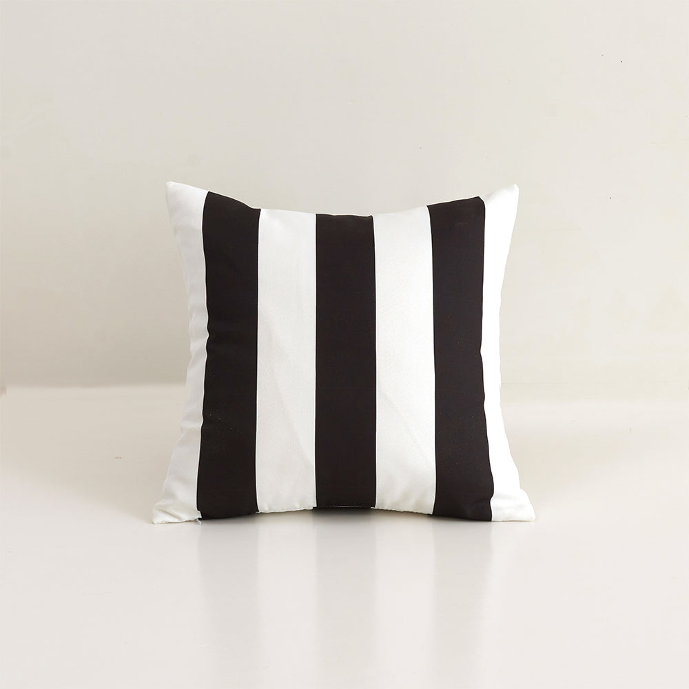 Striped Waterproof Outdoor Throw Pillow with Insert Two Size Options
