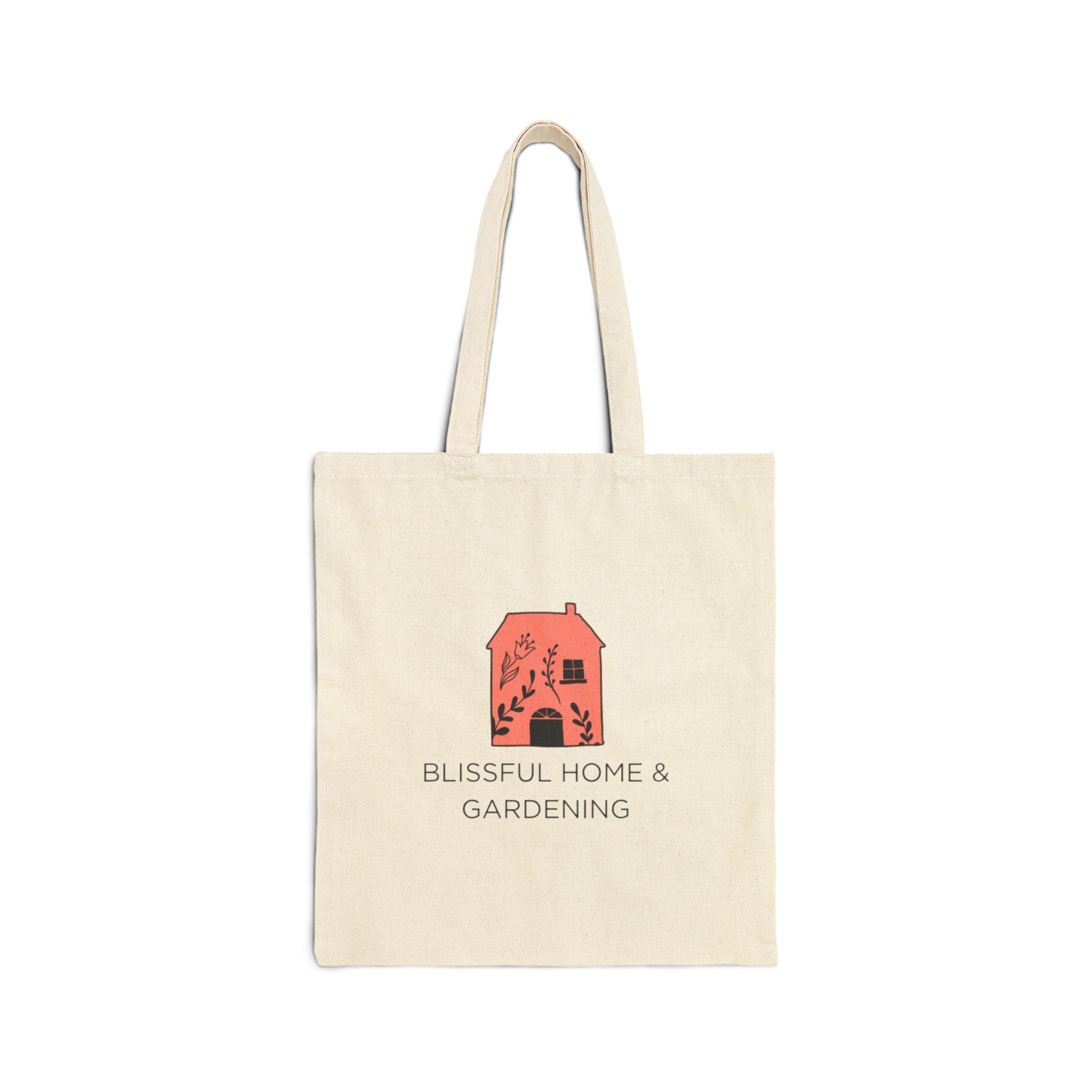 Blissful Home & Gardening Canvas Tote