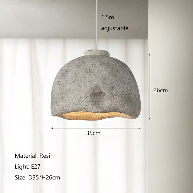Japanese Style Chandelier Modern Simple Lamp for Bedroom Study