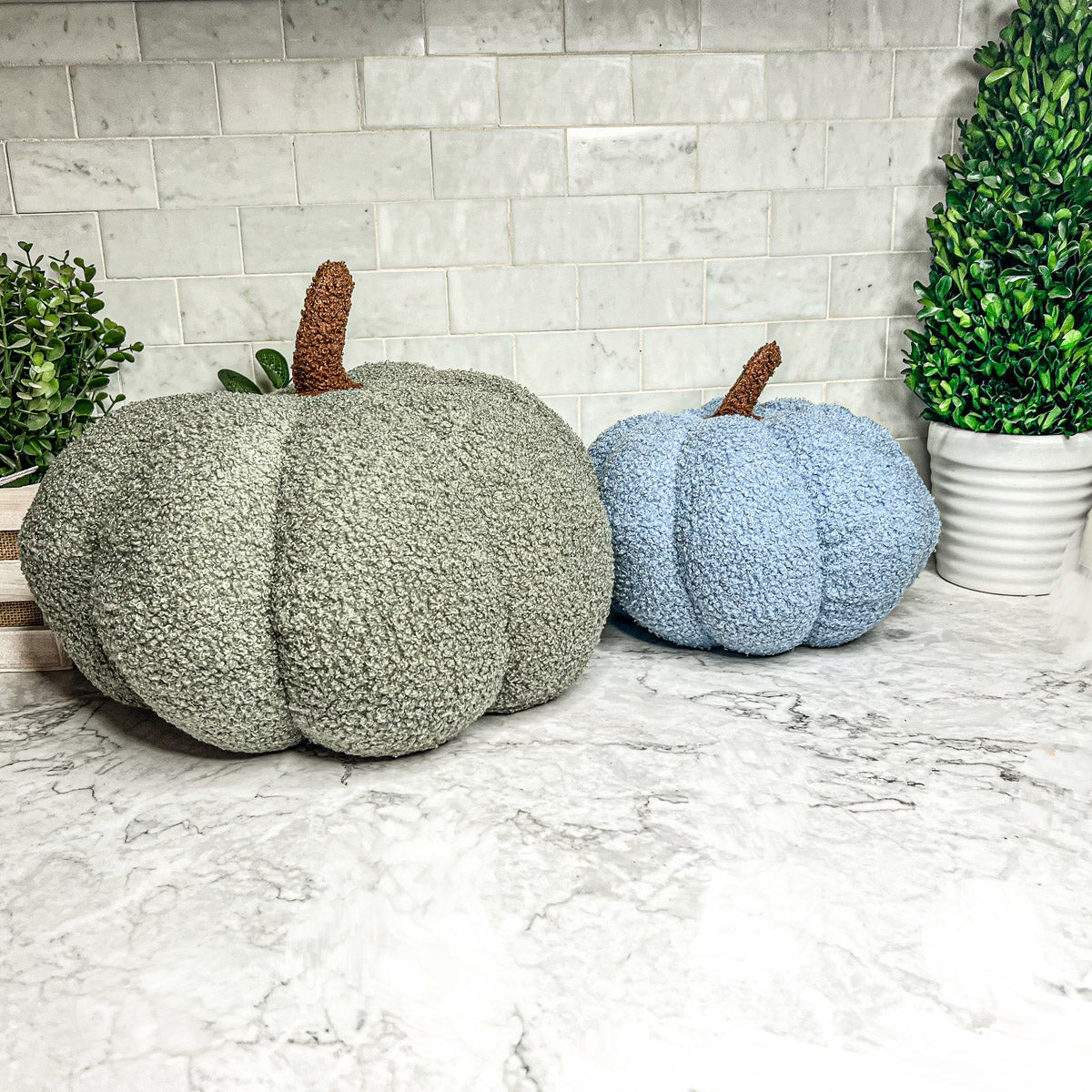 Plush Pumpkin Pillow Handmade Fall Decorative Cushion Soft Cuddle