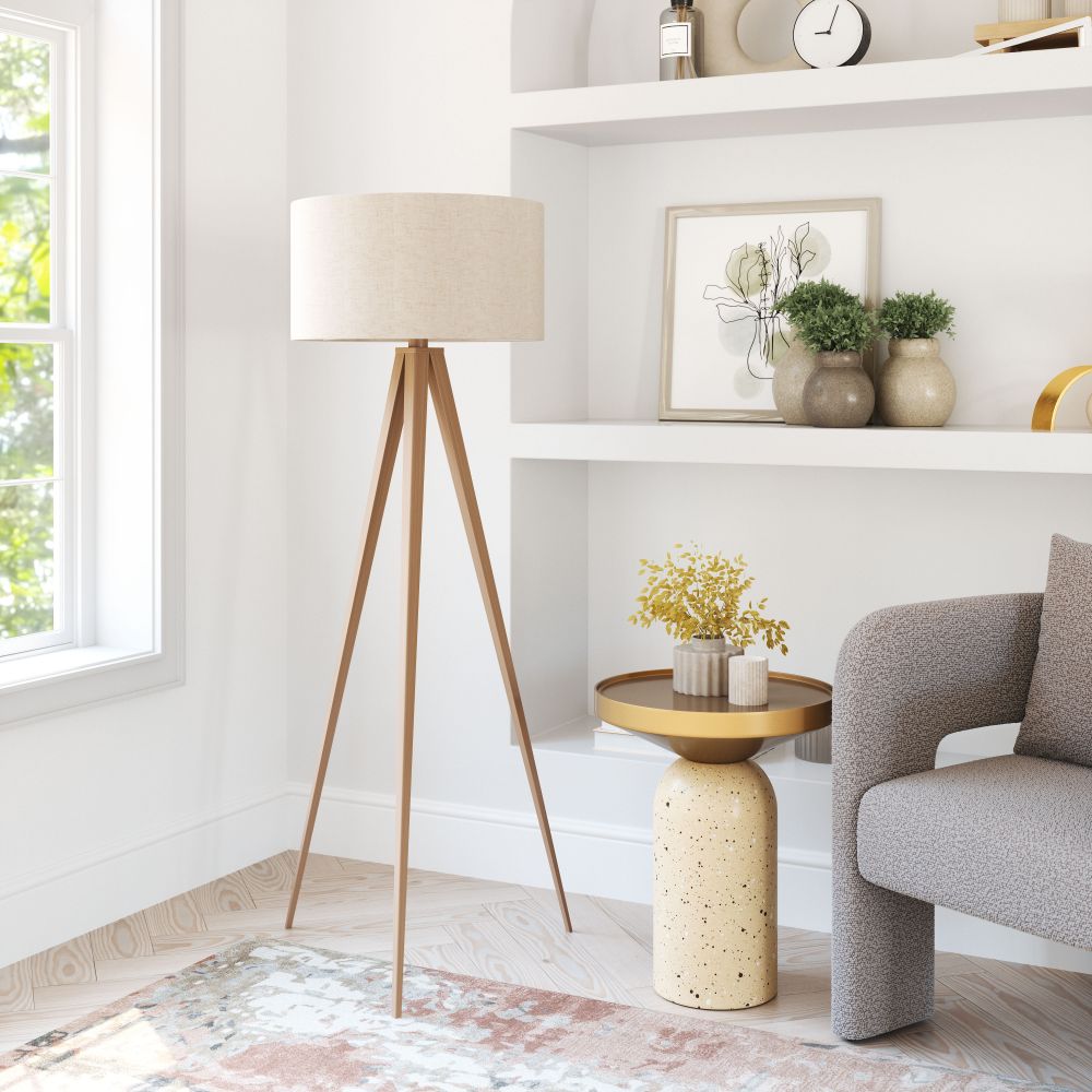 Imperial Steel Floor Lamp