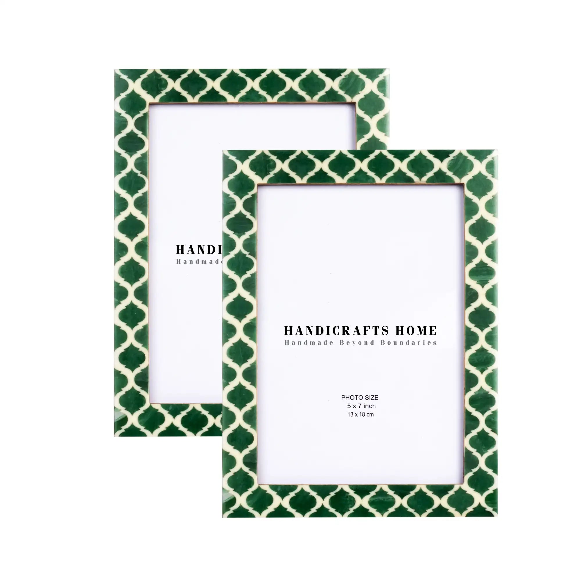 Decorative Picture Frame Casablanca Verde Collection Pack of 2 – 3 Sizes