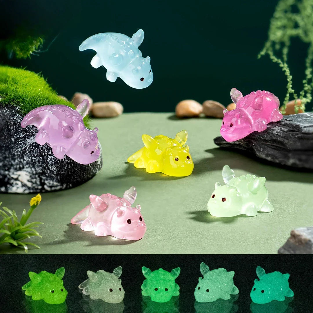 Luminous Resin Spider Miniature Ornaments DIY Jewelry Garden Decor