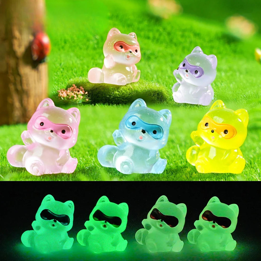Luminous Resin Spider Miniature Ornaments DIY Jewelry Garden Decor