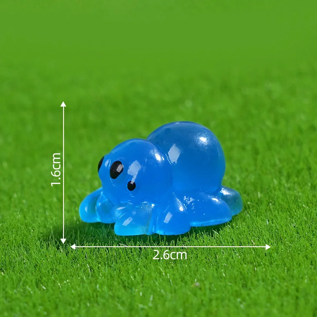 Luminous Resin Spider Miniature Ornaments DIY Jewelry Garden Decor