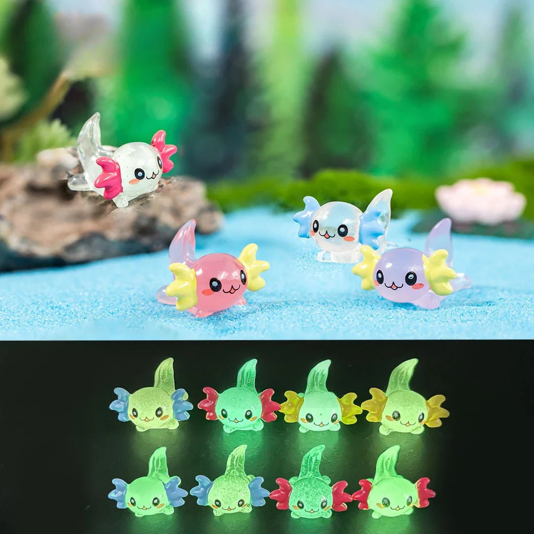 Luminous Resin Spider Miniature Ornaments DIY Jewelry Garden Decor