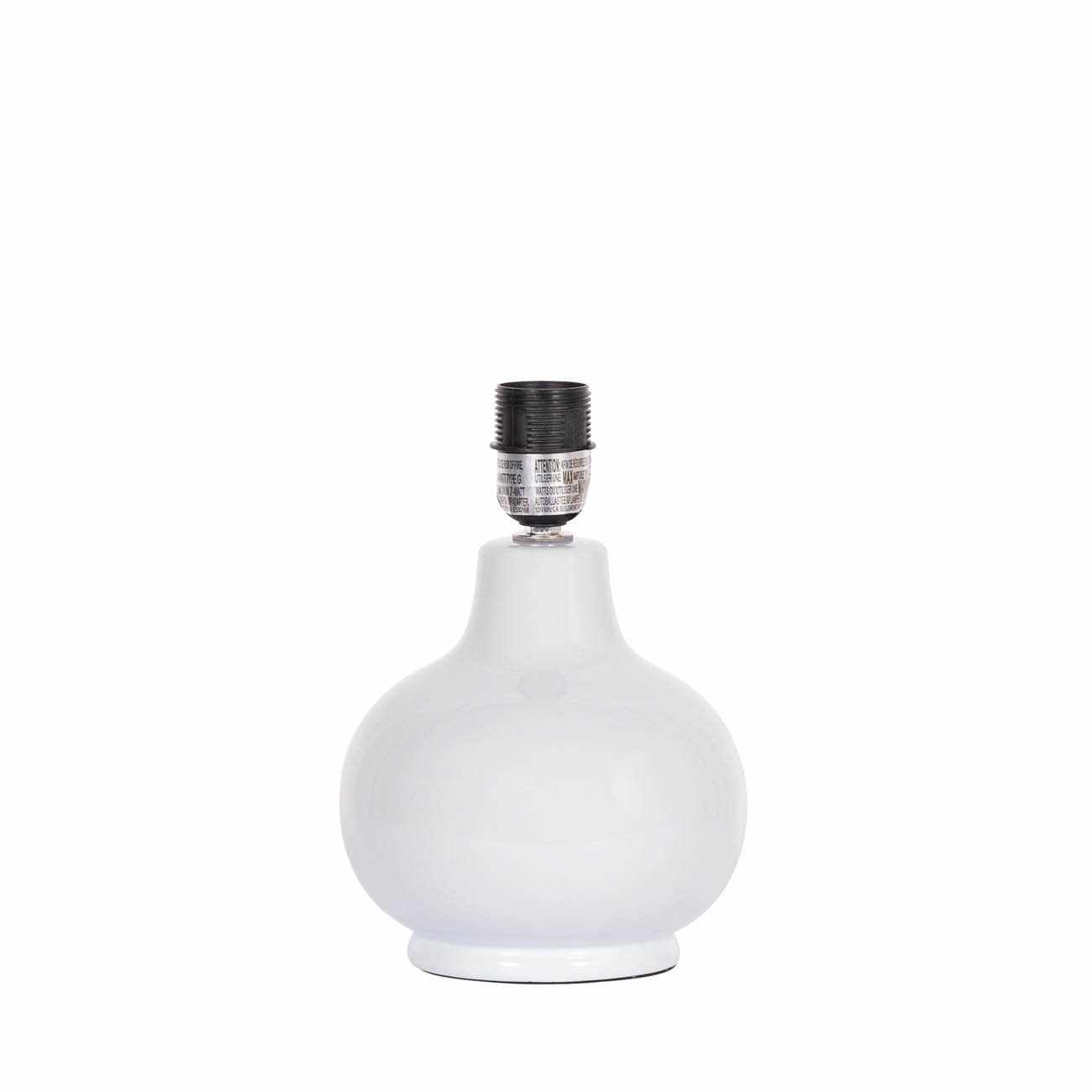 Blue Ceramic Table Lamp Solid Modern Home Lighting