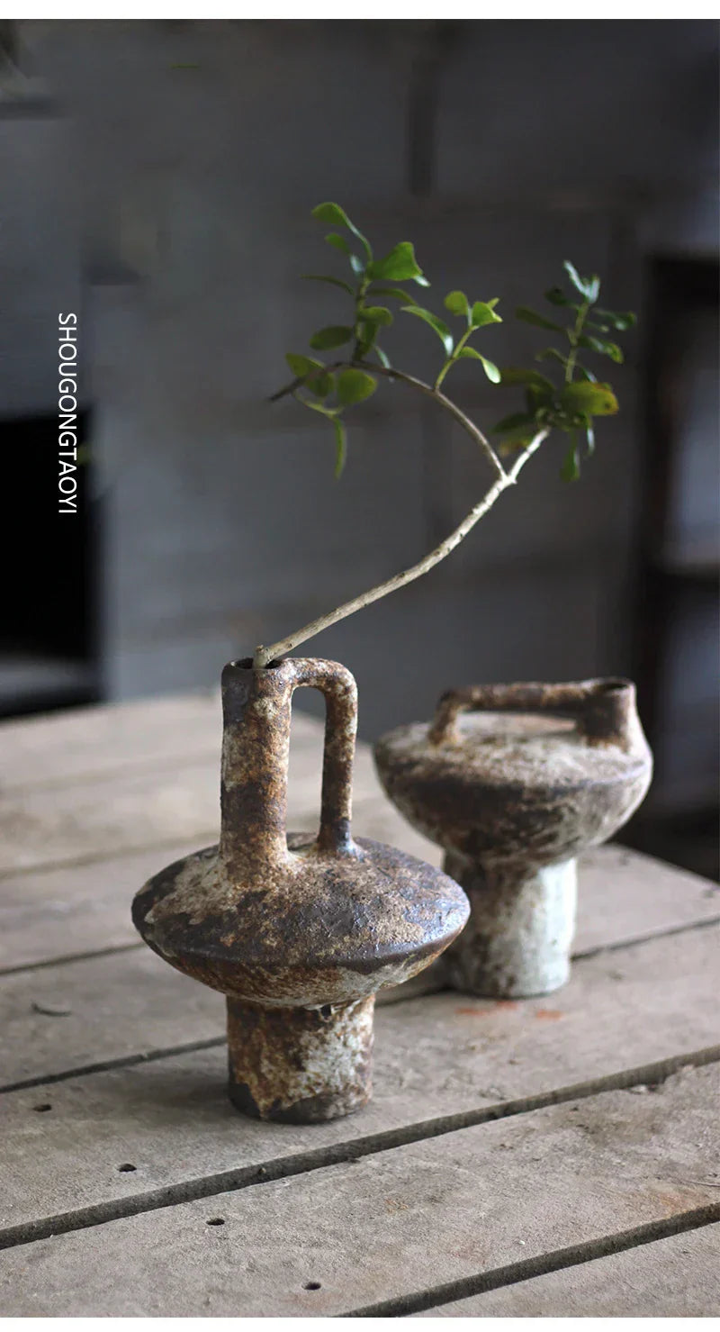 Handmade Ceramic Vase for Dried Flowers