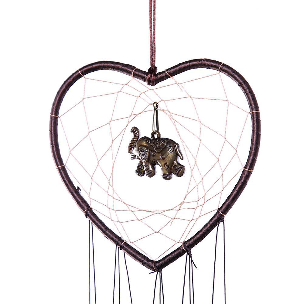 Love Shape Wind Chimes Metal Tube Hanging Decor Gift