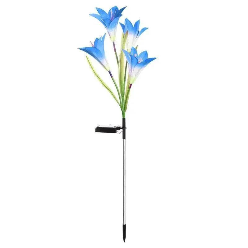 Outdoor Solar Lily Garden Lights - Decorative Pathway Lighting